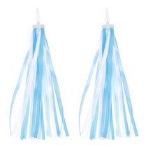 배달 전기자전거 가성비 고성능 출퇴근용 장거리 자전거 핸들 바 깃발 리본 스쿠터 술 그립 액세서리 레인, 01, 한개옵션1