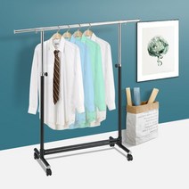 다이소스탠드옷걸이 코스트코행거 폭좁은행거 롱패딩행거 외투걸이 1단, 행거 1001호