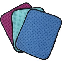 우레탄볼링공 우레탄하드볼 하이퍼포먼스볼링공 (3팩) 극세사 볼링 볼 타월 - 25.4 x 20.3cm(10 8인치) 프, 02 멀티컬러.