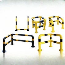 스텐 볼라드 C형 경계봉 교차로 울타리 주유소 코너 기둥 보호 주차금지, ㅁ형 76x500x500x600x1.5