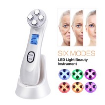피부 미용 맛사지 관리 레이저 5 in 1 mesotherapy electroporation rf 무선 주파수 페이셜 뷰티 장치 페이스 리프팅 페이스 케어 스킨 강화 회춘, 협력사, no box