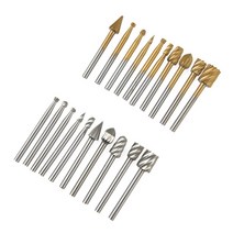 소형 탁상 밀링머신 서프파이프 선반가공 탁상바이스 밀링기 10pcs 스틸 로터리 파일 목공 손으로 만든 diy 루트 조각 전기 그라인더 그라인딩 헤드 조각 밀링 커터 세트, 금