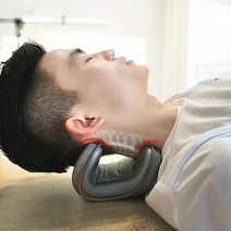 휴대용 일자목 스트레칭 견인 기구 베개, 처피 1목스트레칭폼-그레이