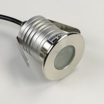 연못 방수포 농사용 부직포 IP68 LED 방수 수중 빛 폭포 분수 스파 사우나 장식 스포트 라이트 수영장 램프 12V 24V 3W1 피스 8411EA62, Blue, With Embed Part