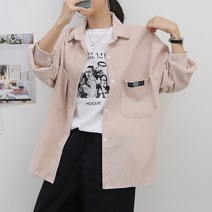 [쏭스타일] 패치오버핏코듀로이남방