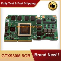 GTX 980M GTX980M N16E-GX-A1 DDR5 8GB VGA 비디오 그래픽 카드 GPU Lapotp ASUS G750J G750JY G750JYA 100% 작동, 한개옵션0