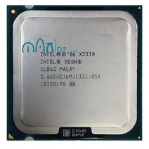 PC 컴퓨터 인텔 제온 X3330 쿼드 코어 2.66GHz LGA 775 95W 6M 캐시 서버 CPU 흩어진 조각 SLB6C EO comp