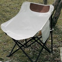 캠퍼 폴딩 캠핑 의자 로우 2color, 하이디웍스캠핑의자, (로우크림)