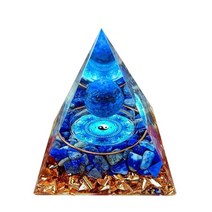 자연 결정 돌 orgonite 피라미드 에너지 생성기 치유 reiki 차크라 명상 도구 홈 장식 오르곤 피라미드, 18