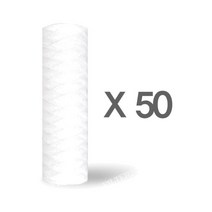 [필터24] 와운드[실]필터 하우징용 침전필터 250mm 50개 1BOX, 여과량:1미크론