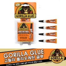 GVP 고릴라접착제 3G 4개입 실리콘접착제 타일본드 마루보수제 고무접착제 데코타일본드 폴리우레탄접착제 강력접착제 돌본드 고릴라글루