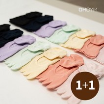 오짐 필라테스 양말 요가 삭스 논슬립 토삭스 무발 1+1, 토삭스 무발/퍼플 + 랜덤색상 1개