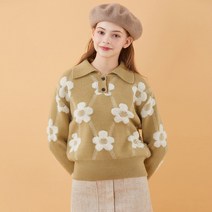 [22 신상] 카라 플라워 풀오버 (TFUCY2956)