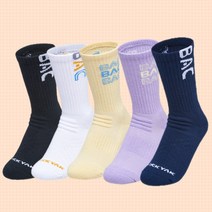 블랙야크 남녀공용 등산 양말 기능성 쿨맥스 알파인크루삭스 2BYSCX2901, BLACK