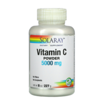 Solaray 솔라레이 비타민C 아스코르빈산 파우더 분말 5000 mg 227 g
