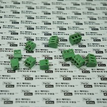 [파츠키츠] KF128 3.5mm 2P 3P 터미널블럭 PCB단자대 기판용, KF128-3.5mm-03P