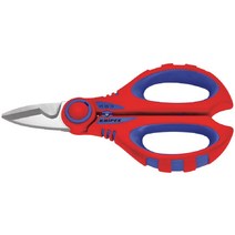 미국발송 Knipex 95 05 10 SB 전기 기사용 가위 멀티 컴포넌트 그립 섬유 유리 강화 160mm (블리스터 포장)