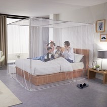 사각모기장 캐노피 더블 사이즈 단품 모기장만