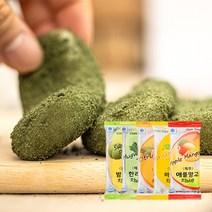 제주찰바 찹쌀떡 모찌떡 쑥떡 팥떡 50g 12개입 (5가지 맛), 애플망고, 12개