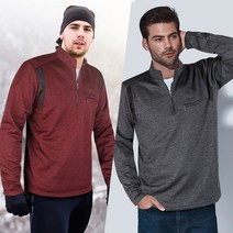 아트랜드 AT 코오롱 써멀기모 등산티 남성 등산복 집업 기모티셔츠 아웃도어