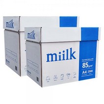 한국제지 밀크 복사용지, A4, 5000매