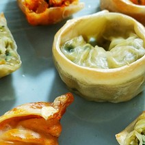 버크셔K 담백한 맛 지리산 흑돼지 고기 손만두 560g x 2팩