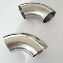 51mm 57mm 63mm 76mm od 위생 맞대기 용접 90도 벤드 파이프 304 스테인레스 스틸 자동차 배기 파이프 머플러 용접 파이프 주름관 유공관, 32mm