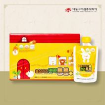 대동고려삼 홍삼키즈면역튼튼 50g 바나나퓨레 녹용 사양벌꿀 초등학생 홍삼 어린이 유아 키즈, 20팩