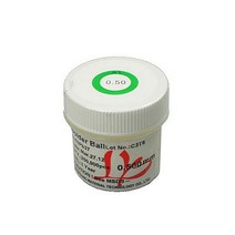 공구부품 PMTC 0.2 0.25 0.3 0.35 0.4 0.45 0.5 0.55 0.6 0.64mm 리드 솔더 볼 250K BGA 재가공 리볼링 IC 칩 수리 납 리워크, [07] 0.5mm 1PC, 07 0.5mm 1PC