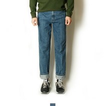 soooooo몰_테이퍼드핏 레트로 남자청바지 빈티지 정장 워싱 데미지 구제_더수sSHOP