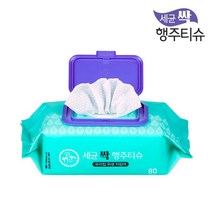 세균싹 행주티슈 1팩 뽑아 쓰는 행주티슈 살균 99.9 퍼센트, 80매입, 1개