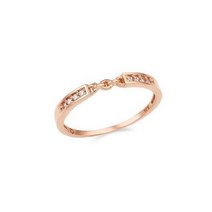 클루 SH02 솔리드 큐빅바 14K 골드 미스링 CLR20703T4 (7414038)