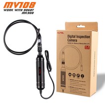 AutelMaxiVideo MV08 HD 디지털 8.5mm 검사 카메라 비디오 범위 E 이미지 헤드 MK808BT MaxiSys 및 PC 지, 한개옵션0