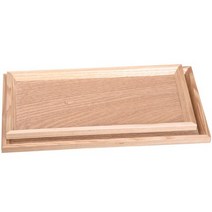 원목 직사각 후식 쟁반 4size, 1호