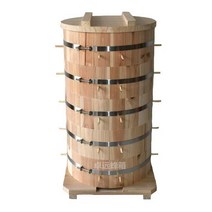 5단 원형 벌통 꿀채집 원목 토종 꿀벌 양봉, 외경32두께3.0통나무6단