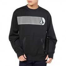 Volcom 남성용 Let It Storm Crew Riding 스노우보드 양털 Sweatshirt