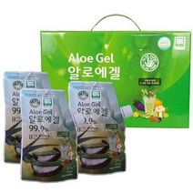 알로에팜 당이 없는 유기농 알로에겔 99.9%, 10팩, 200g