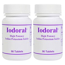 1+1 Optimox Iodoral 요오드 아이오딘 요오드화칼륨 90정, 1+1(2통발송), 90 tab