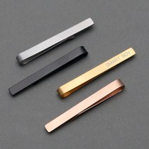 (무료 이니셜각인)TP18 S스틸 무광 슬림 넥타이핀 타이바 남성정장 엑세서리