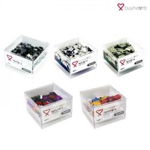 바이하츠 실버 컬러 날클립 점보 소 중 대 대용량, 실버-대