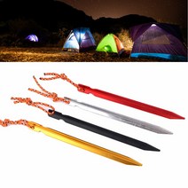 CAILOOM 캠핑 초보 감성타프고정핀 단조팩 지주핀 메탈말뚝 캠핑그늘막 텐트핀, 메탈