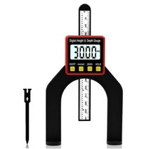 디지털 깊이 게이지 LCD 높이 게이지 캘리퍼스 마그네틱 피트 라우터 테이블 목공 측정 도구, Caliper, Caliper