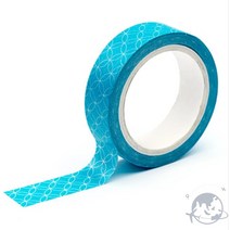 VEDANA 디지인마스킹테이프 블루데이지 15MM 흔적없는테이프 포장테이프 포인트마스킹테이프