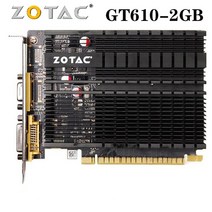그래픽카드 zotac 비디오 geforce gt610 2gb 64bit gddr3 gpu map for nvidia original gt 610 2gd3 dvi vga used