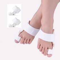 발가락 교정기 용 2pcs hallux valgus 교정기 bunions 발 손가락 분리기 발가락 분리기 발 관리 haluksy bunion 교정기, 야간 사용(2개)