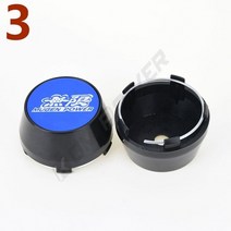 휠캡 60MM OD / ID 센터 림 캡 MUGEN VTEC 스푼 스포츠 스티커 커버 휠 허브 4 개, 03 3
