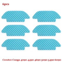 여과포 공조기 필터 Cecotec Conga 4090 로봇 진공 청소기 부품 메인 사이드 브러시 Hepa 필터 걸레 천 액, 20 Set-20