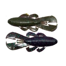 Googan Baits Bandito Bug 앨라배마 크로우, Bama Bug (Purple & Green)