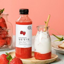 달콤공장 수제청 달콤딸기청, 골드레몬청, 350ml