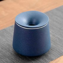 linpw단색 인테리어 소품 세라믹 재떨이, 다크 블루